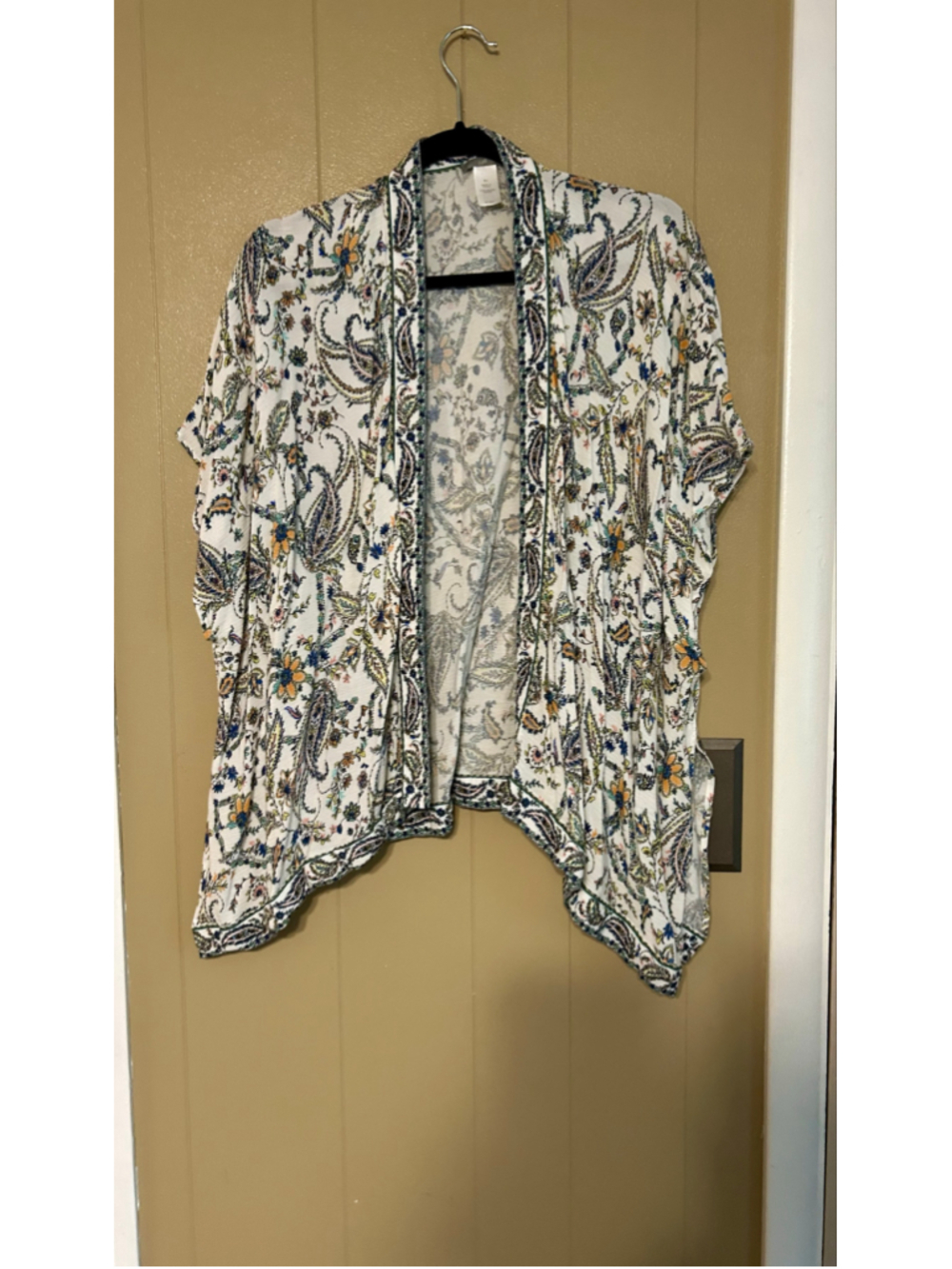 J.Jill Women’s Paisley Kimono Cardigan Size Small-Large